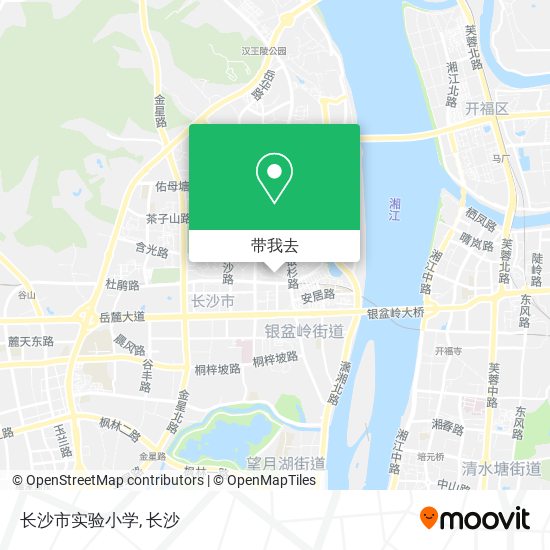 长沙市实验小学地图