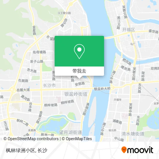 枫林绿洲小区地图