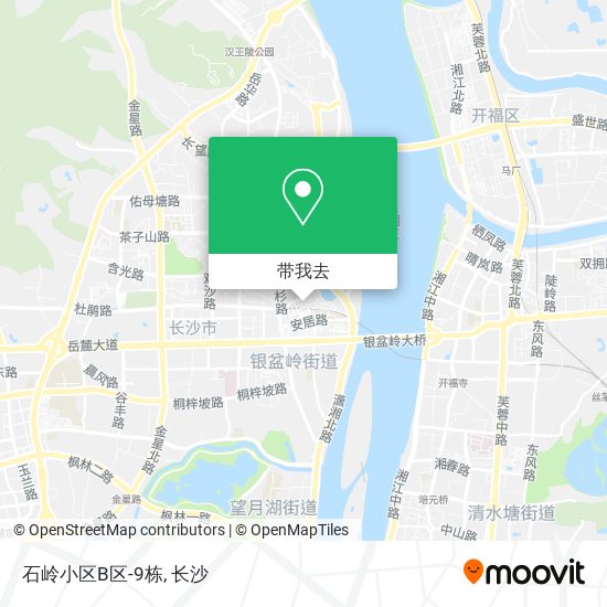 石岭小区B区-9栋地图
