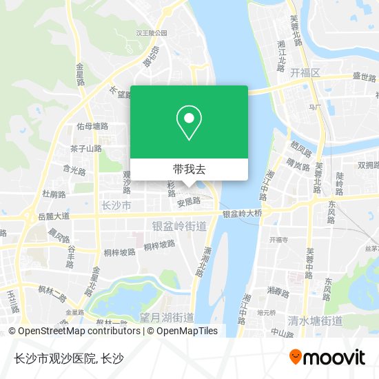 长沙市观沙医院地图