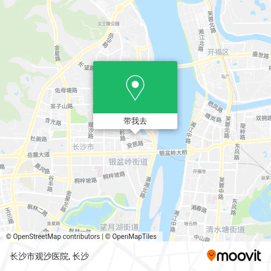 长沙市观沙医院地图