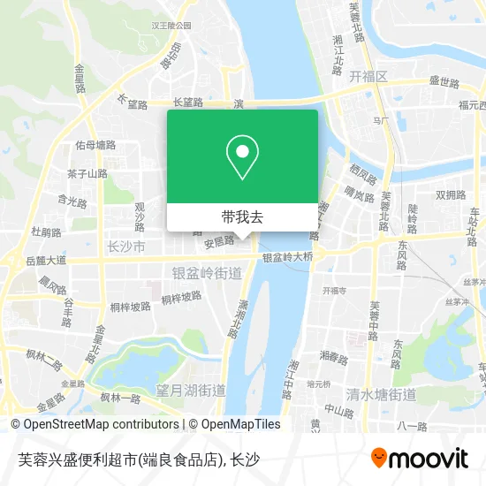 芙蓉兴盛便利超市(端良食品店)地图