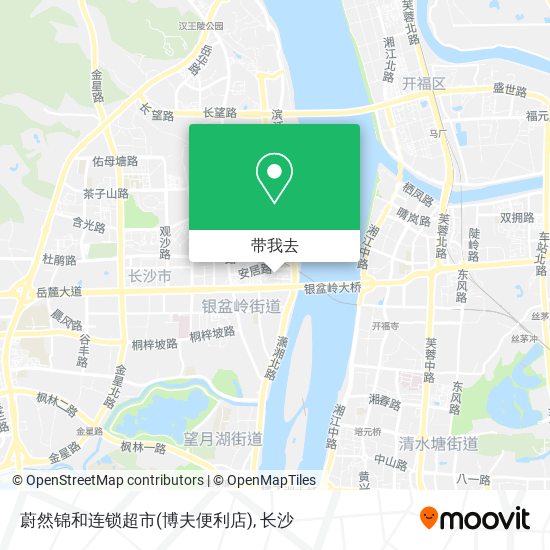 蔚然锦和连锁超市(博夫便利店)地图