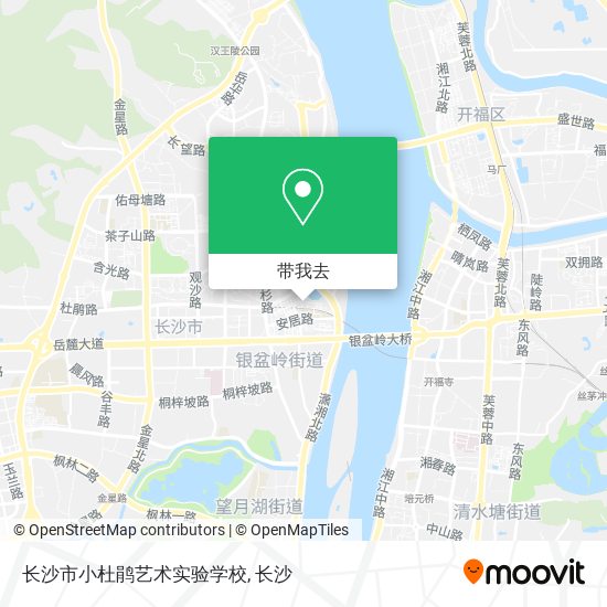 长沙市小杜鹃艺术实验学校地图