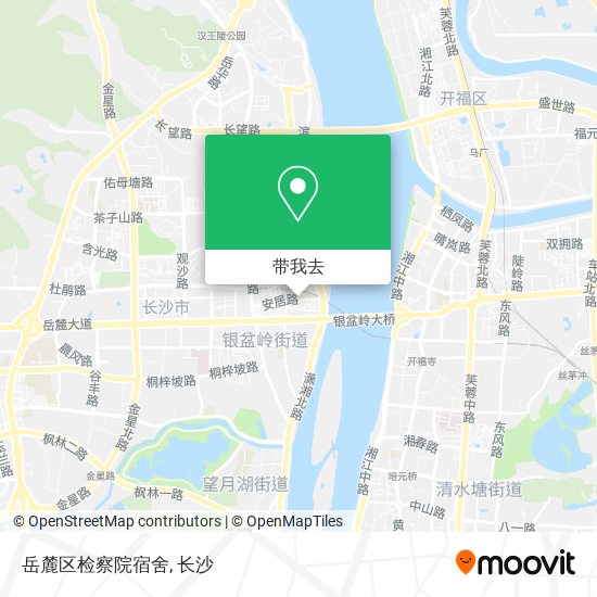 岳麓区检察院宿舍地图