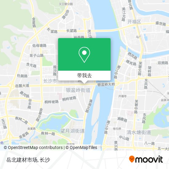 岳北建材市场地图