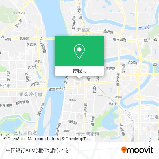 中国银行ATM(湘江北路)地图