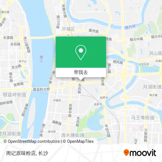 周记原味粉店地图