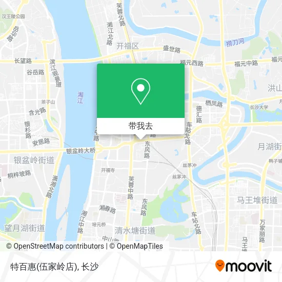 特百惠(伍家岭店)地图