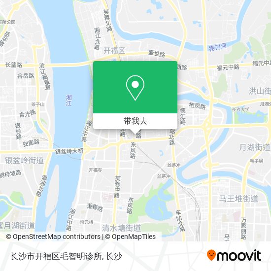 长沙市开福区毛智明诊所地图