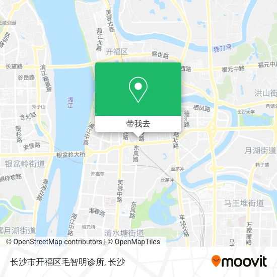 长沙市开福区毛智明诊所地图