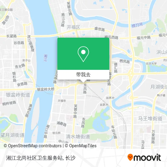 湘江北尚社区卫生服务站地图