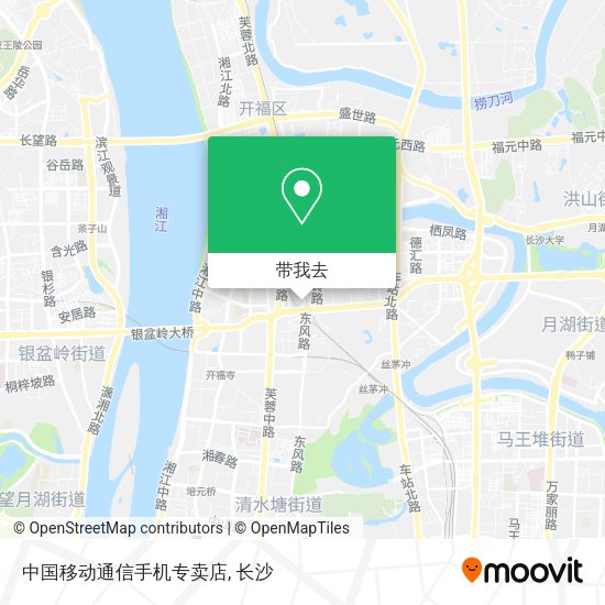 中国移动通信手机专卖店地图