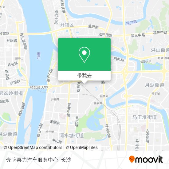 壳牌喜力汽车服务中心地图