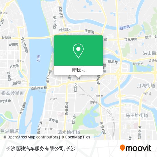 长沙嘉驰汽车服务有限公司地图