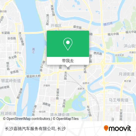 长沙嘉驰汽车服务有限公司地图
