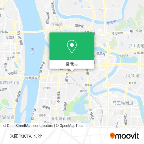 一米阳光KTV地图
