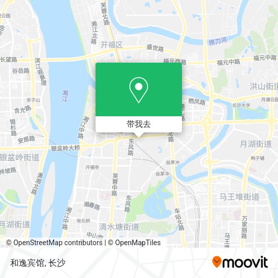 和逸宾馆地图