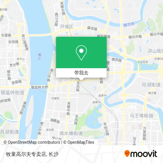 牧童高尔夫专卖店地图