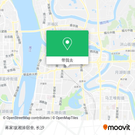 蒋家垅湘涂宿舍地图