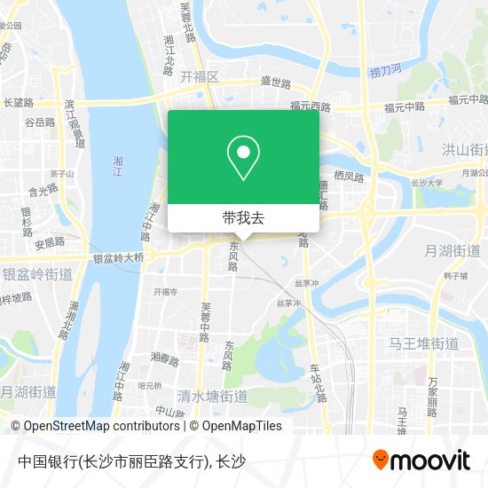 中国银行(长沙市丽臣路支行)地图
