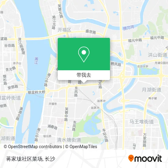 蒋家垅社区菜场地图