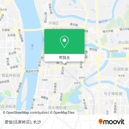 爱饭(伍家岭店)地图