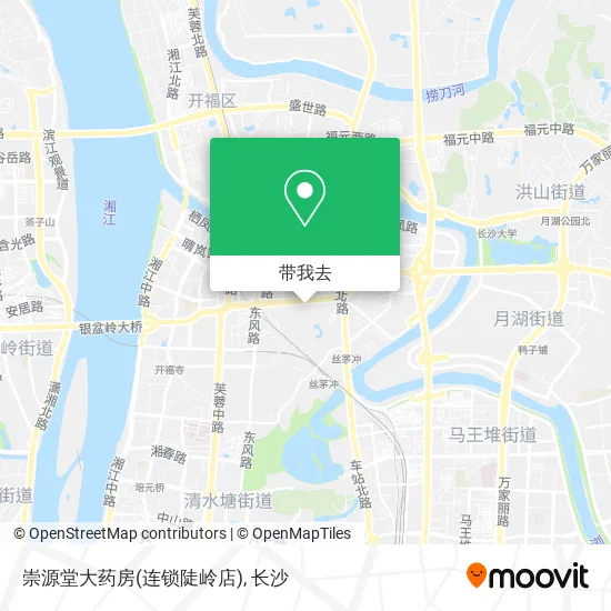 崇源堂大药房(连锁陡岭店)地图