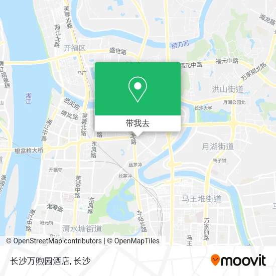长沙万煦园酒店地图