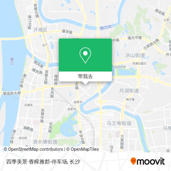 四季美景·香樟雅郡-停车场地图