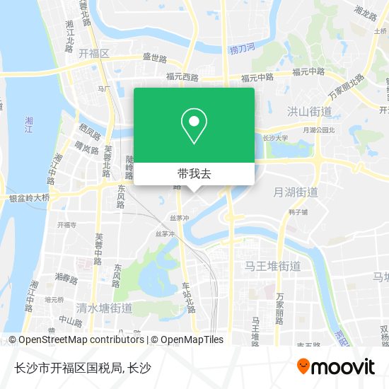 长沙市开福区国税局地图