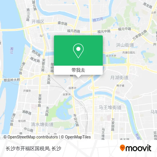 长沙市开福区国税局地图