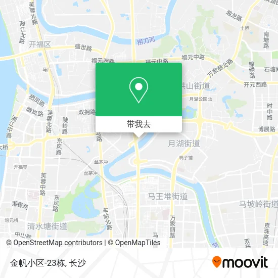 金帆小区-23栋地图