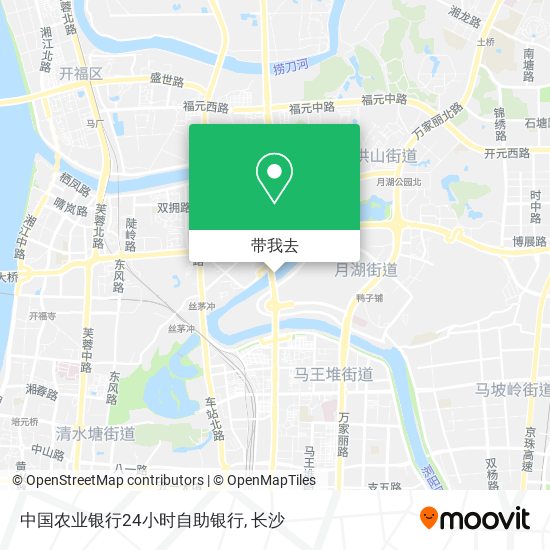 中国农业银行24小时自助银行地图