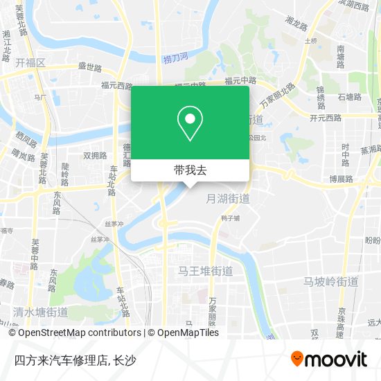 四方来汽车修理店地图