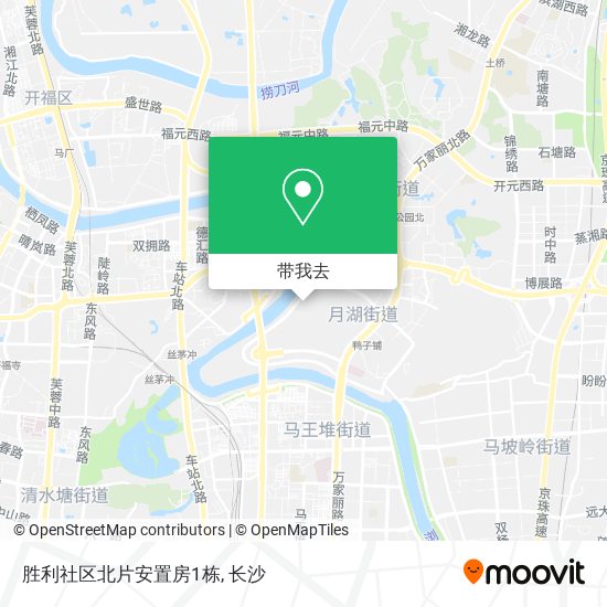 胜利社区北片安置房1栋地图