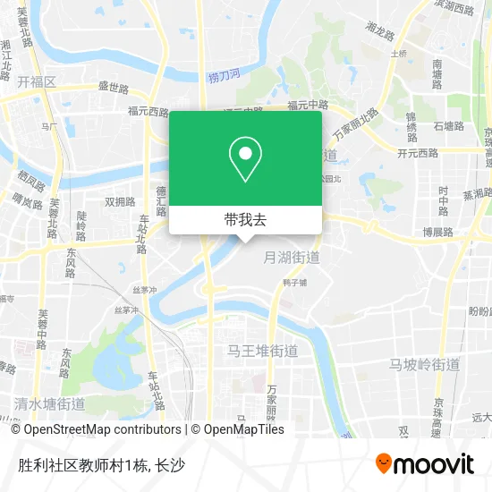 胜利社区教师村1栋地图