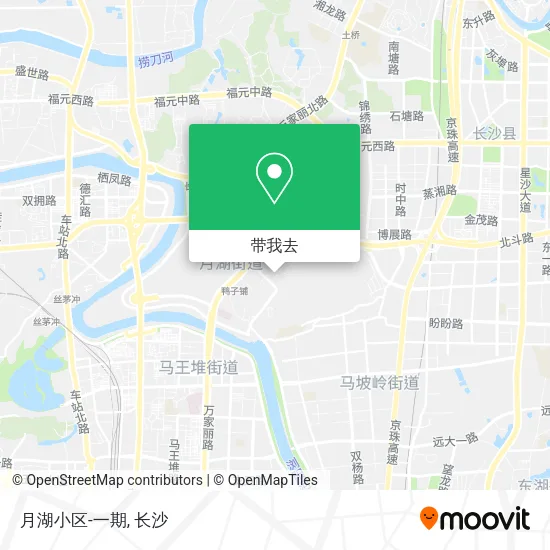 月湖小区-一期地图