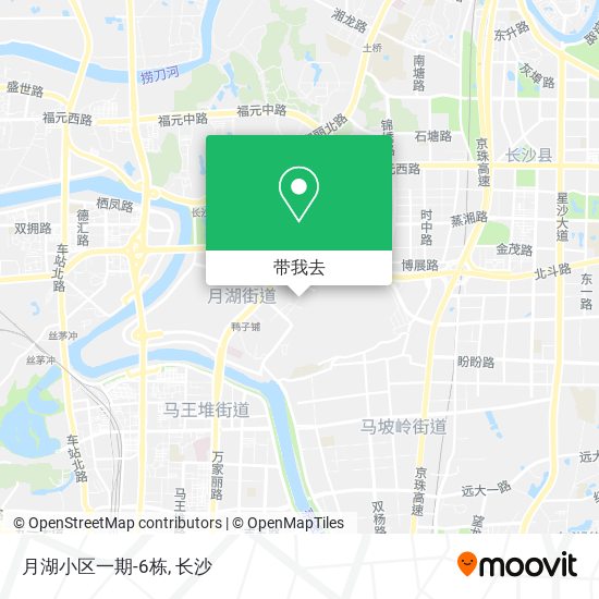 月湖小区一期-6栋地图