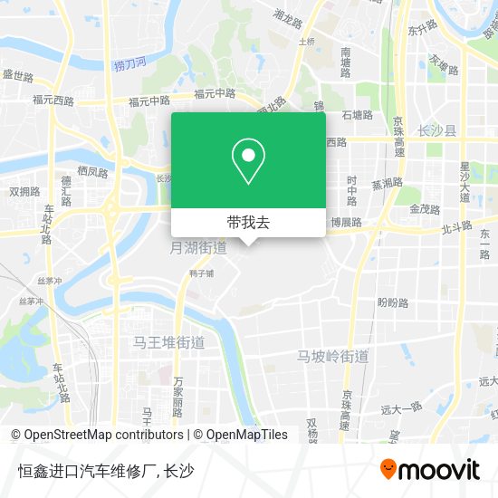 恒鑫进口汽车维修厂地图