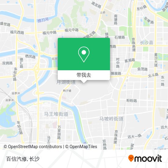 百信汽修地图