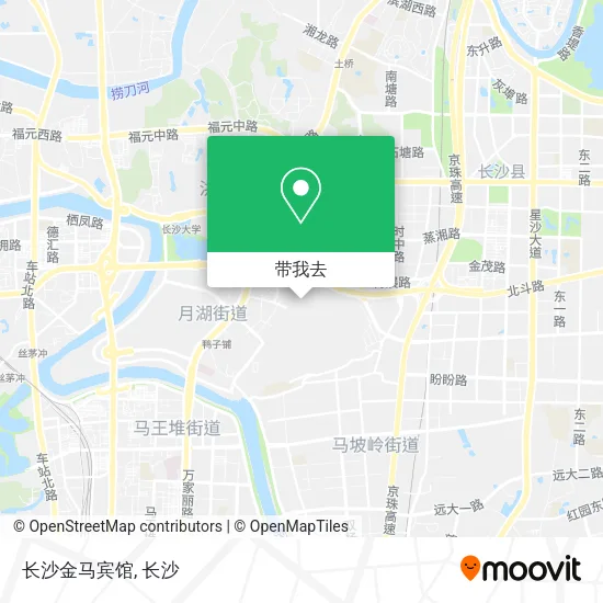 长沙金马宾馆地图