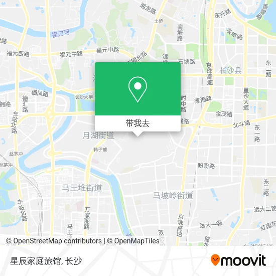 星辰家庭旅馆地图
