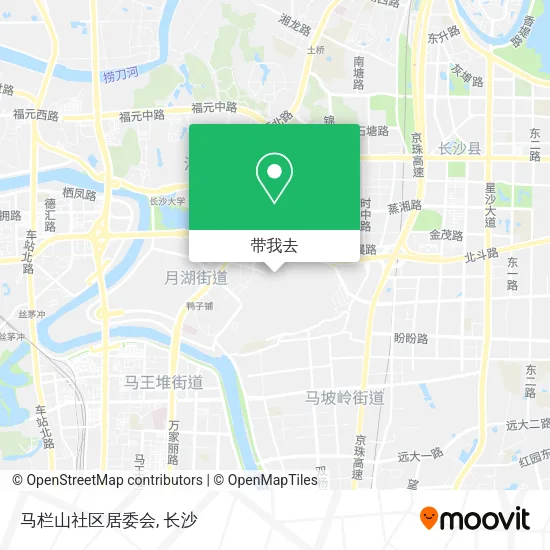 马栏山社区居委会地图