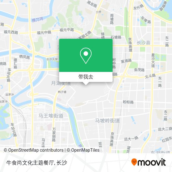 牛食尚文化主题餐厅地图