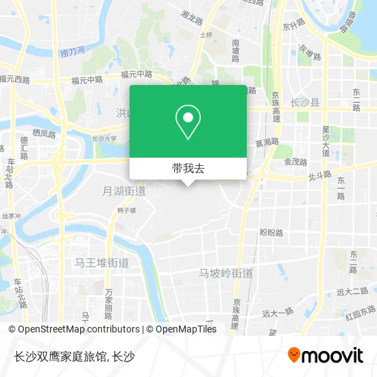 长沙双鹰家庭旅馆地图