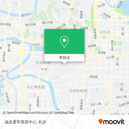 战友爱车美容中心地图