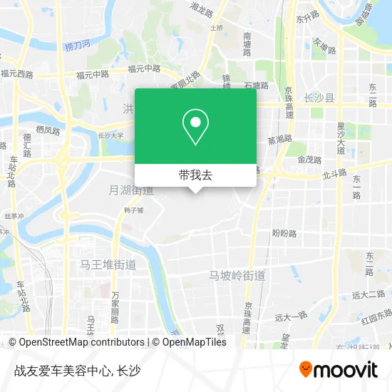 战友爱车美容中心地图