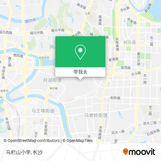 马栏山小学地图