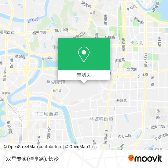 双星专卖(佳亨路)地图